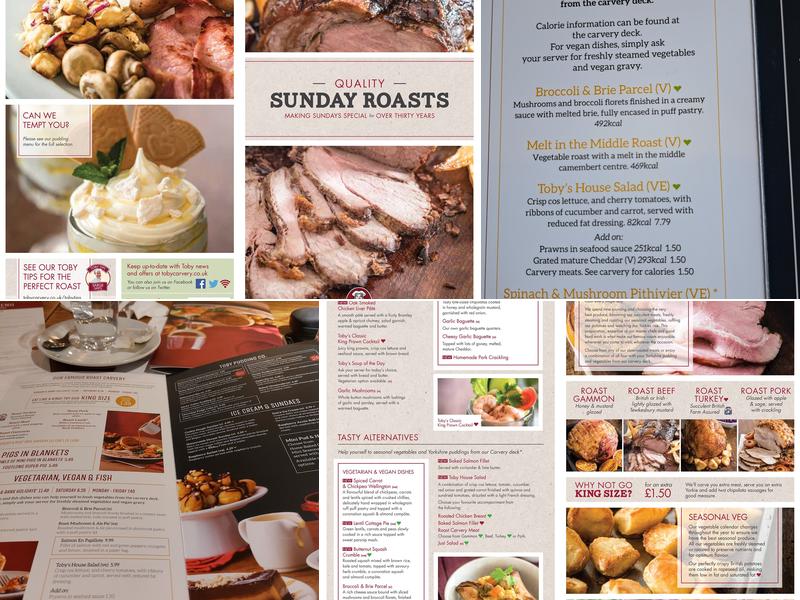 Toby Carvery Dodworth Valley Menu