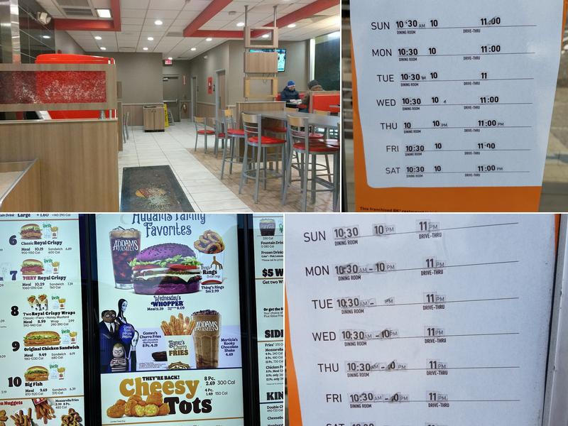 Burger King Menu