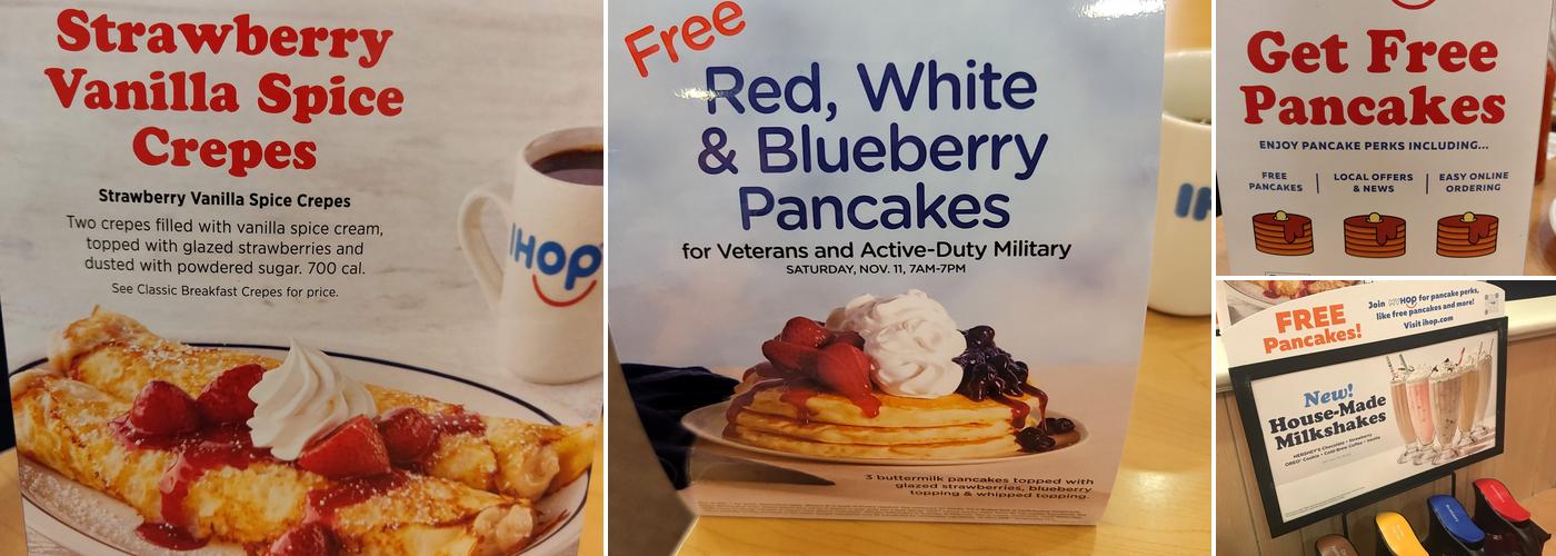 IHOP Menu