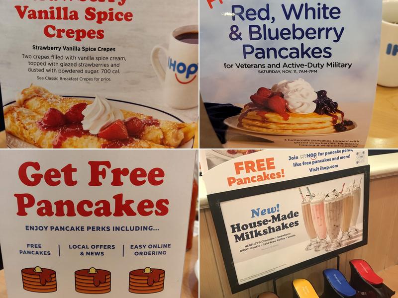 IHOP Menu