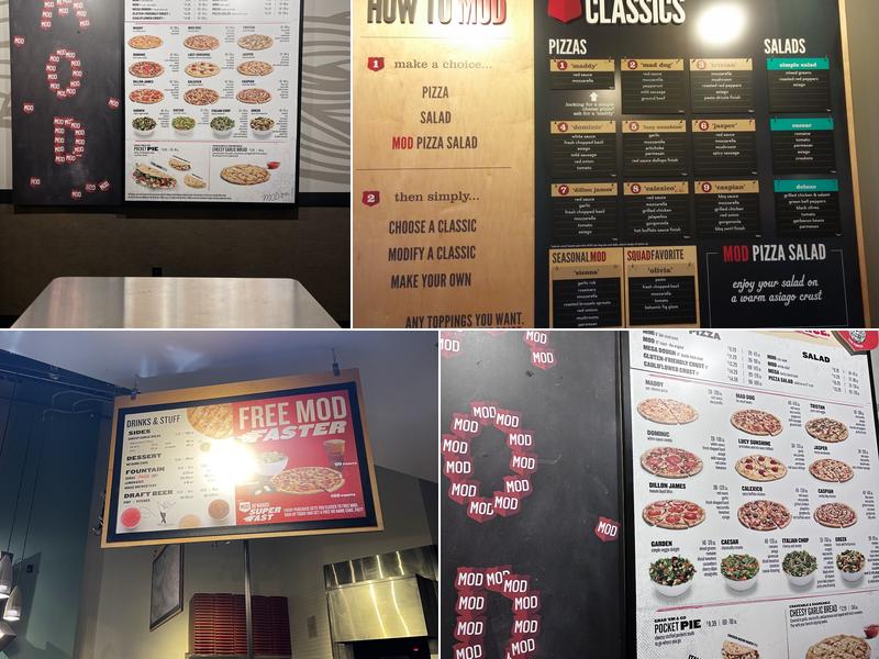 MOD Pizza Menu