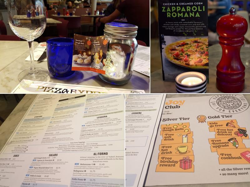 Pizza Express Menu