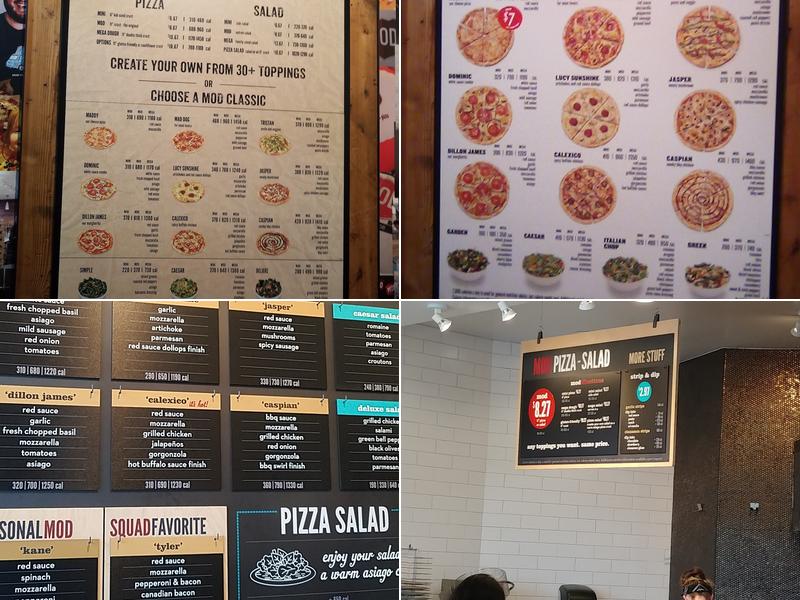 MOD Pizza Menu