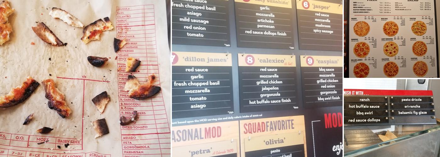 MOD Pizza Menu