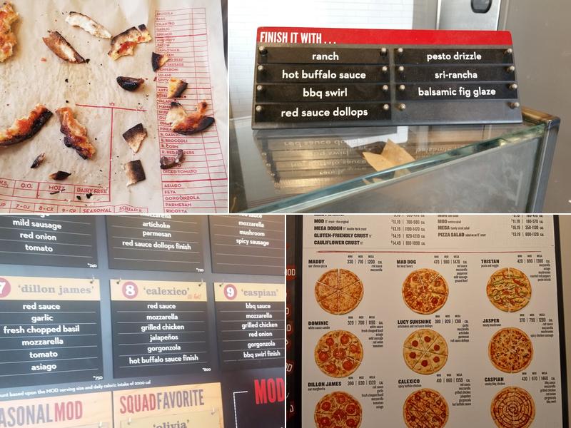 MOD Pizza Menu