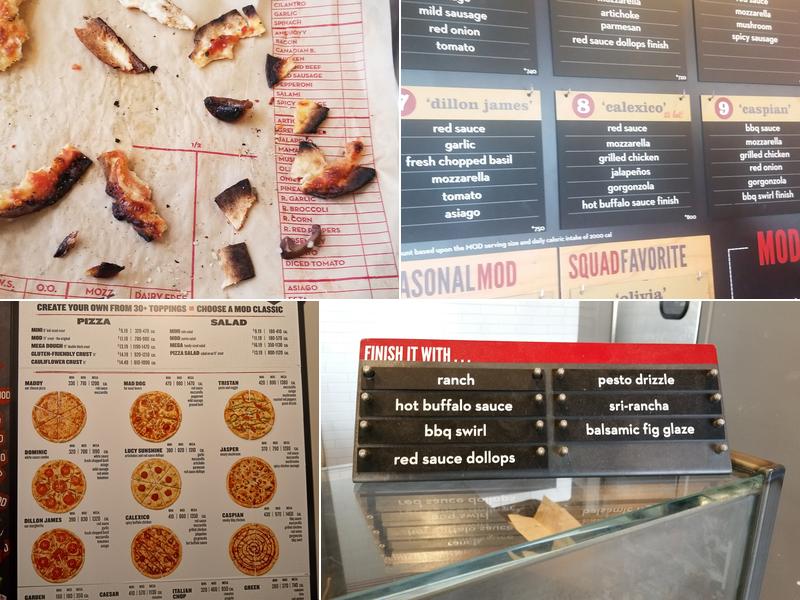 MOD Pizza Menu