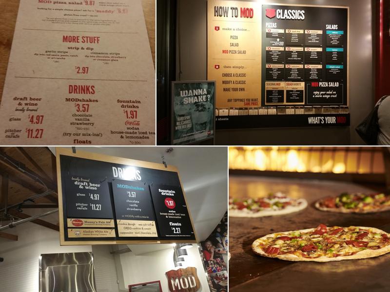 MOD Pizza Menu