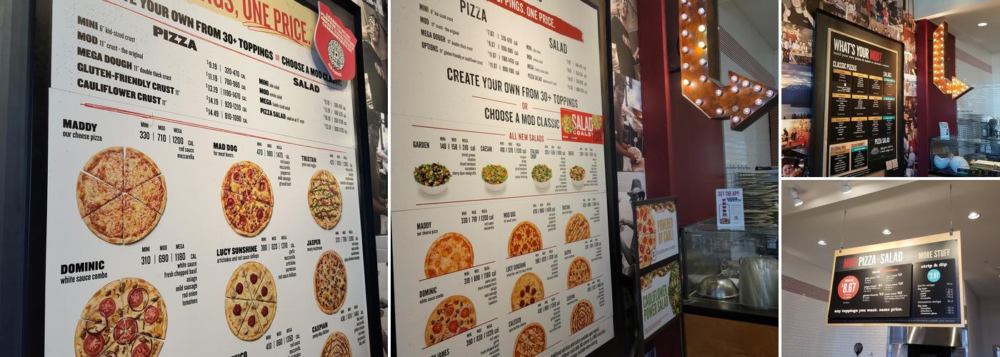 MOD Pizza Menu