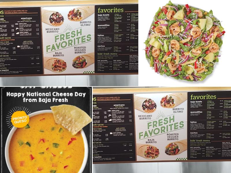 Baja Fresh Menu