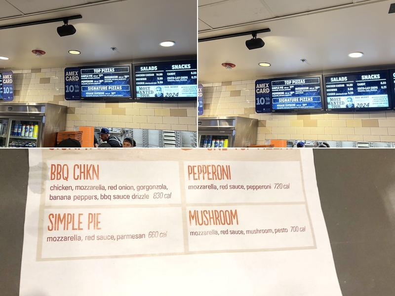 Blaze Pizza Menu