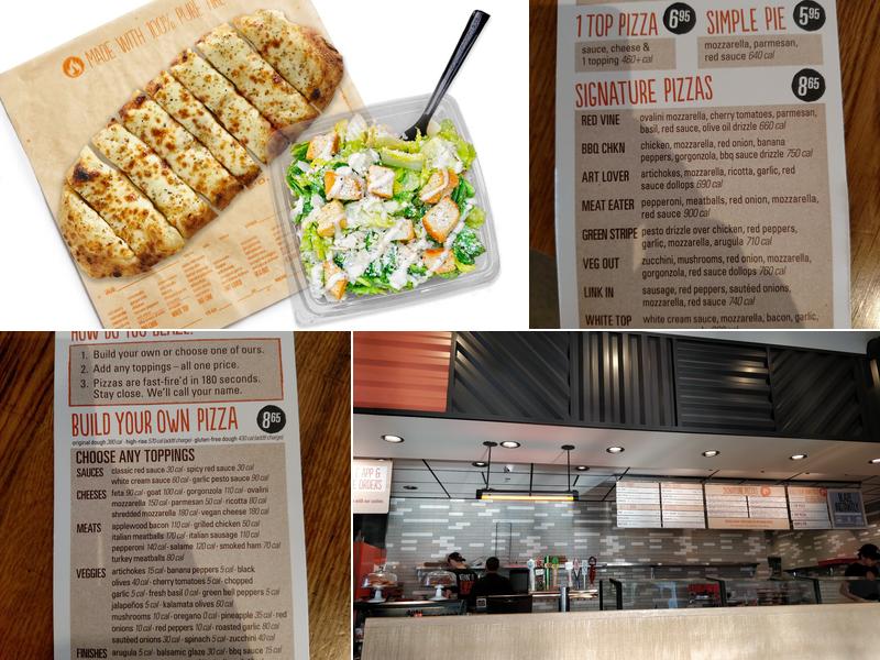 Blaze Pizza Menu