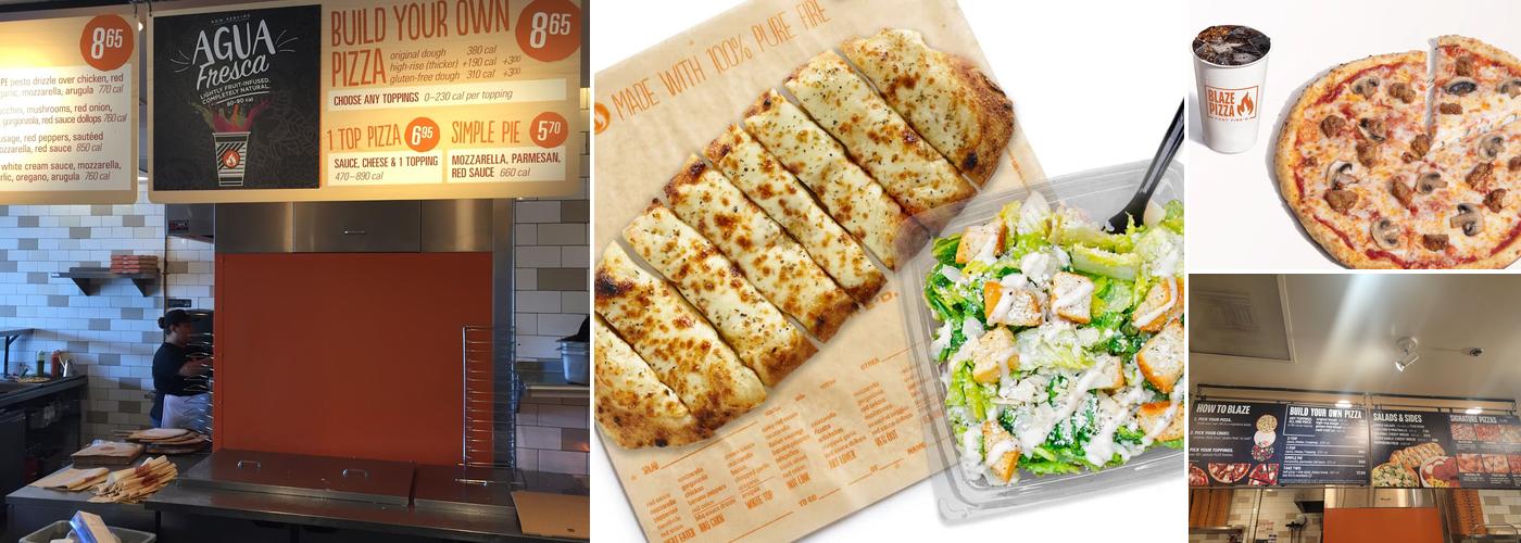 Blaze Pizza Menu