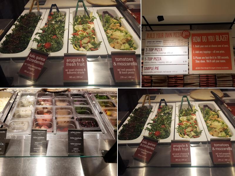 Blaze Pizza Menu