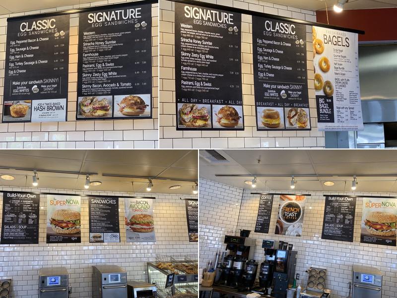 Bruegger's Bagels Menu
