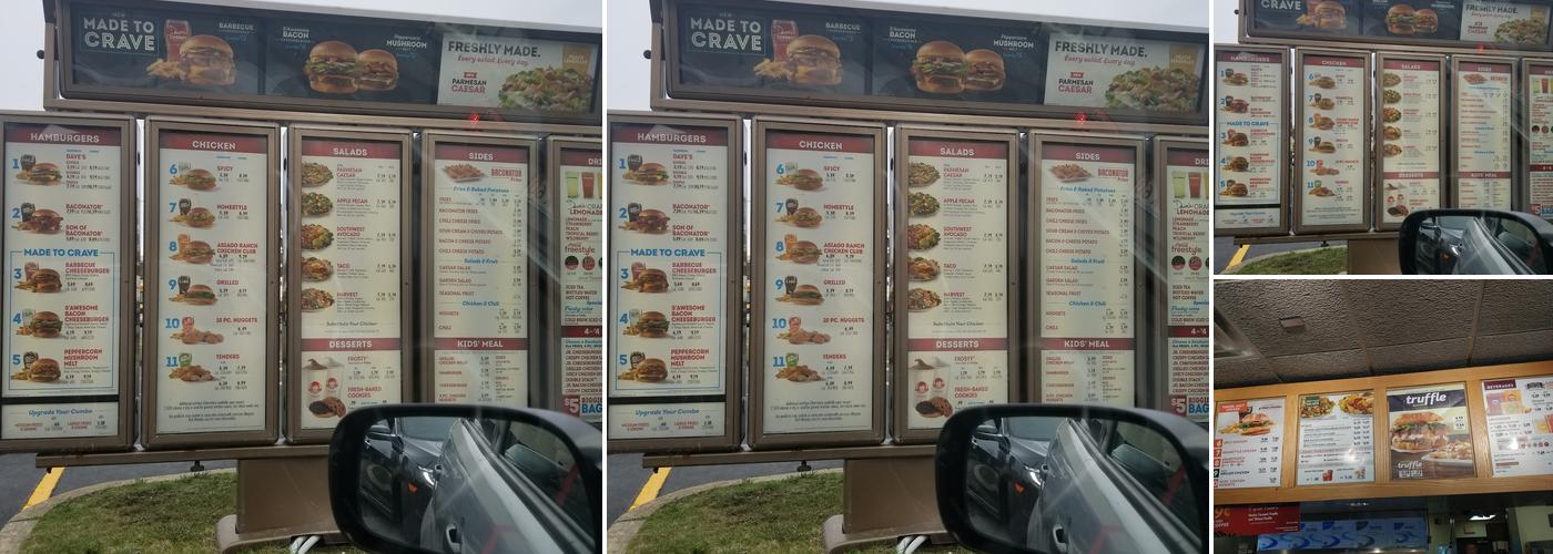 Wendy's Menu