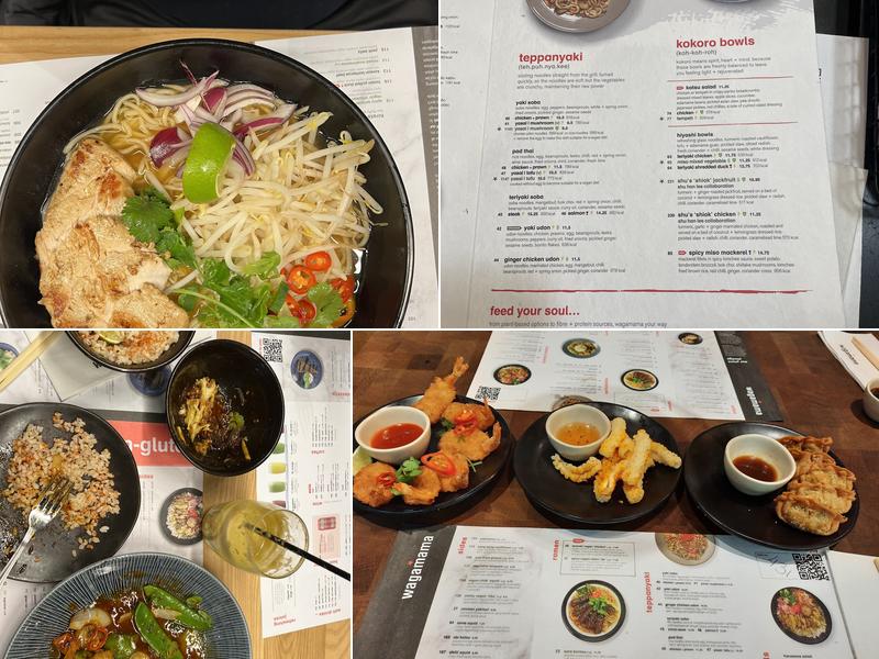 wagamama gateshead metrocentre Menu