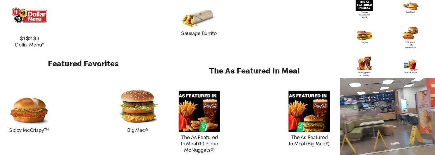 McDonald's Menu