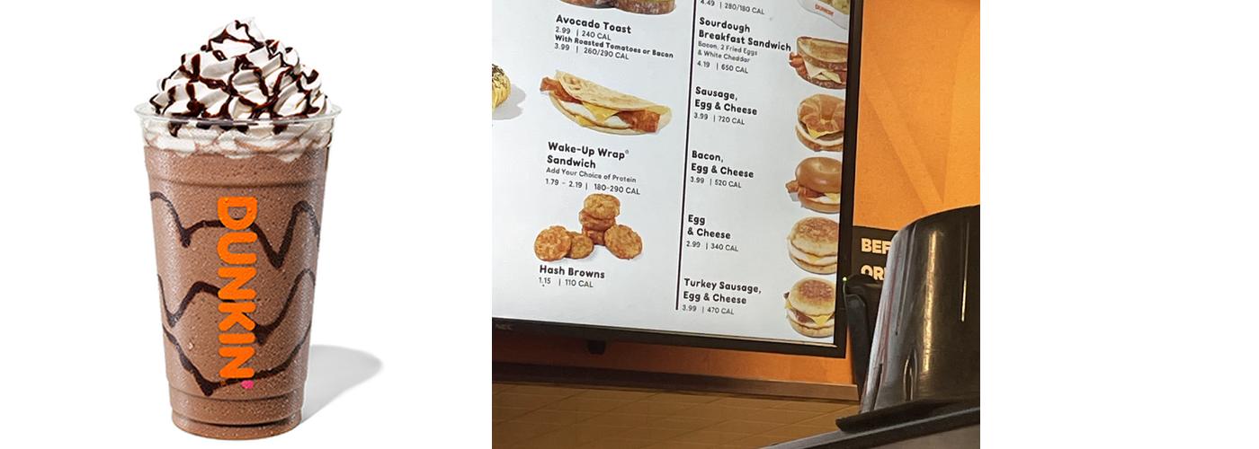 Dunkin' Menu
