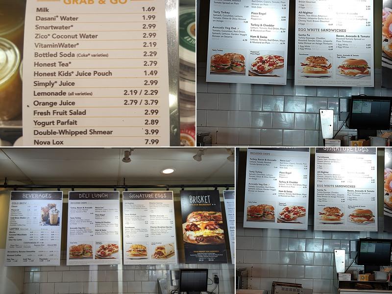 Einstein Bros. Bagels Menu