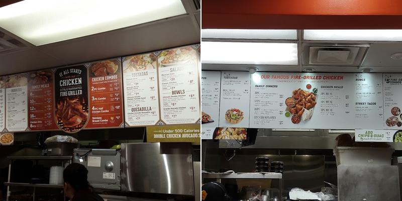 El Pollo Loco Menu