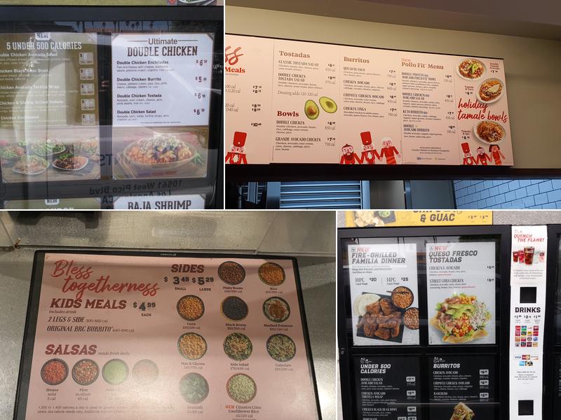 El Pollo Loco Menu