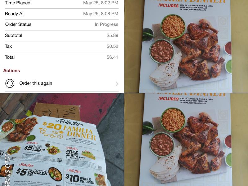 El Pollo Loco Menu