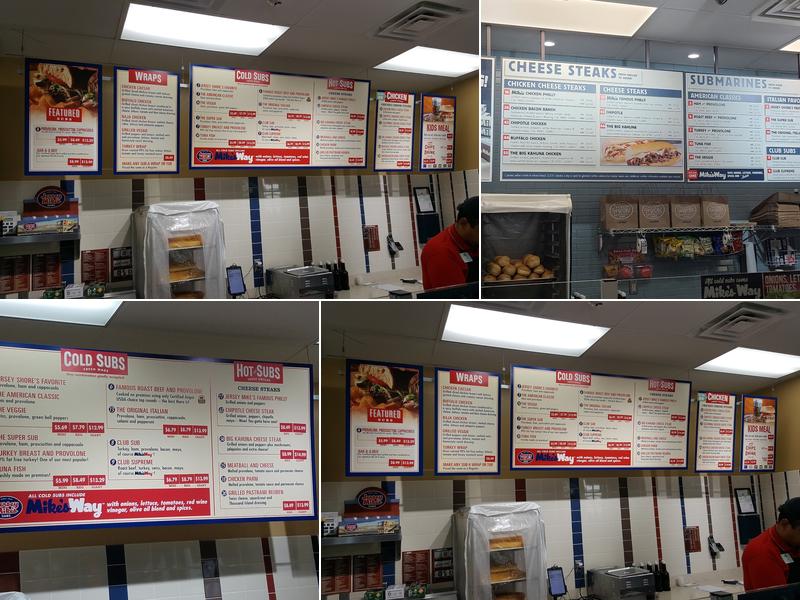 Jersey Mike's Subs Menu