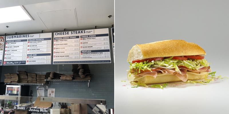 Jersey Mike's Subs Menu