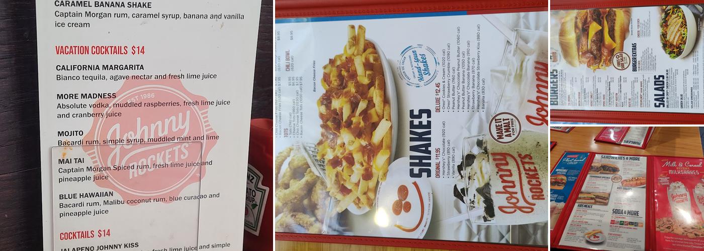 Johnny Rockets Menu