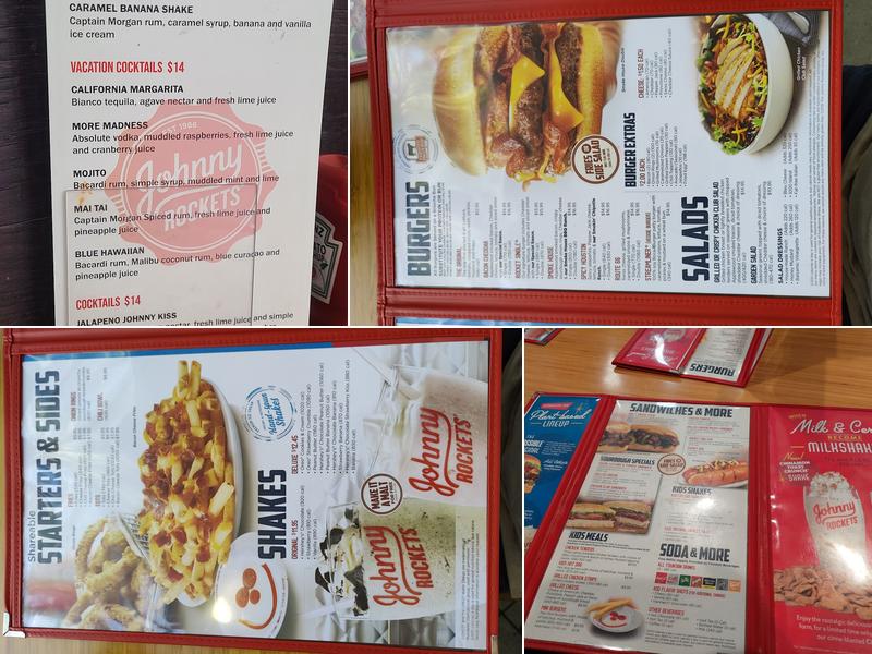 Johnny Rockets Menu
