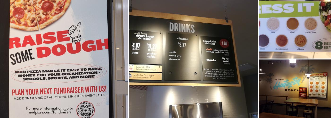 MOD Pizza Menu