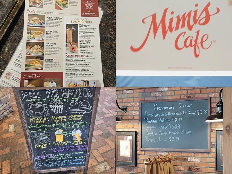 Mimi's Cafe Menu