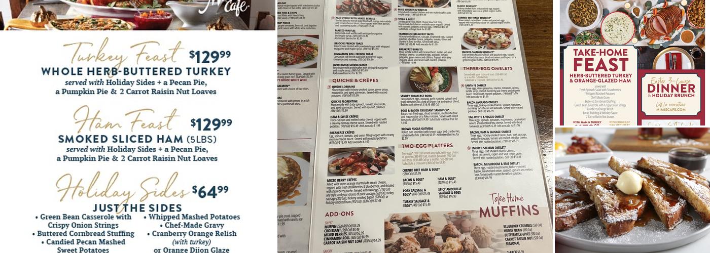 Mimi's Cafe Menu