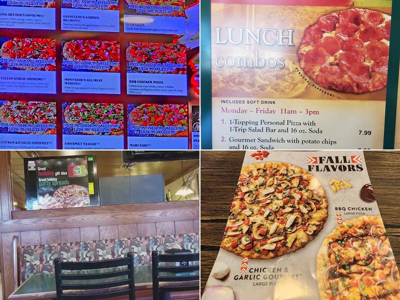 Round Table Pizza Menu