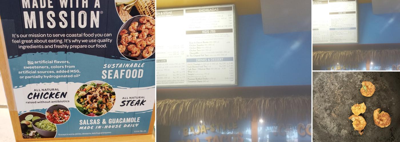 Rubio's Coastal Grill Menu
