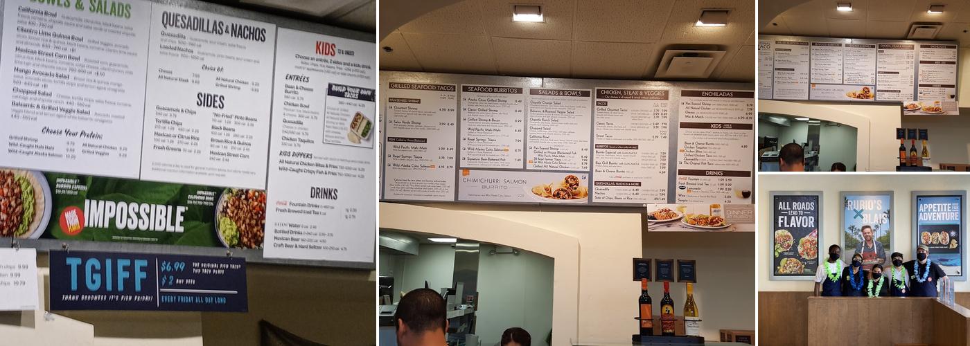 Rubio's Coastal Grill Menu