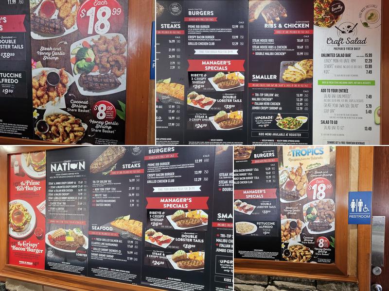 Sizzler Menu