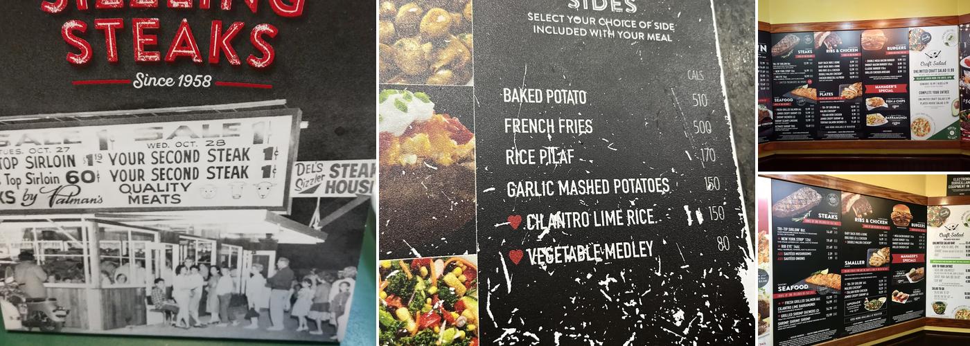 Sizzler Menu