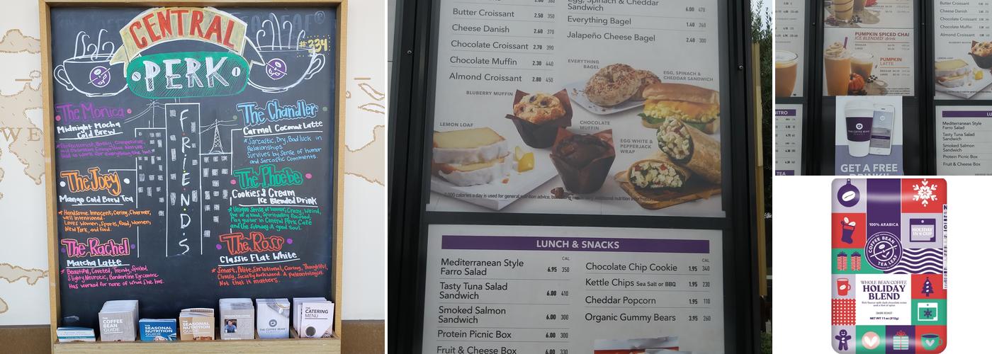 The Coffee Bean & Tea Leaf Menu