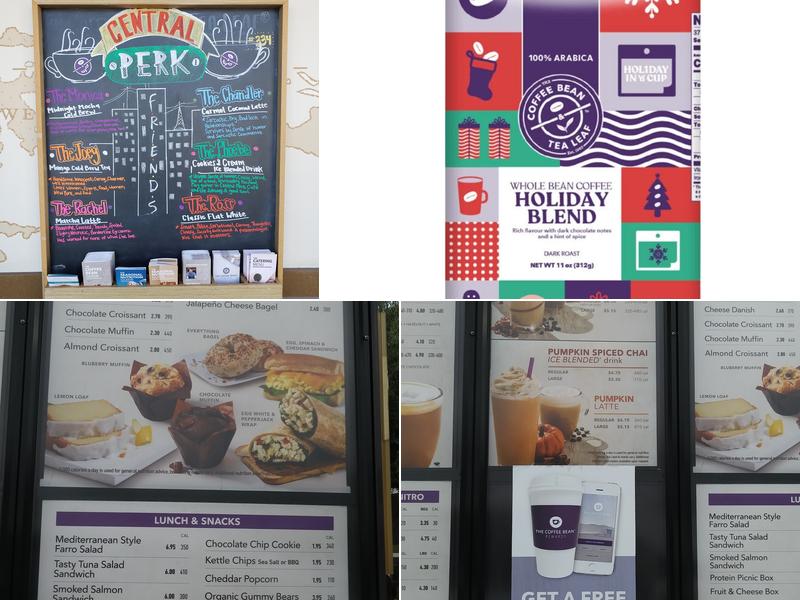 The Coffee Bean & Tea Leaf Menu
