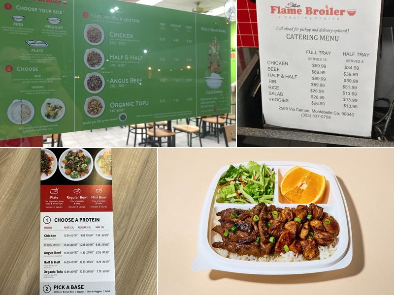 Flame Broiler Menu