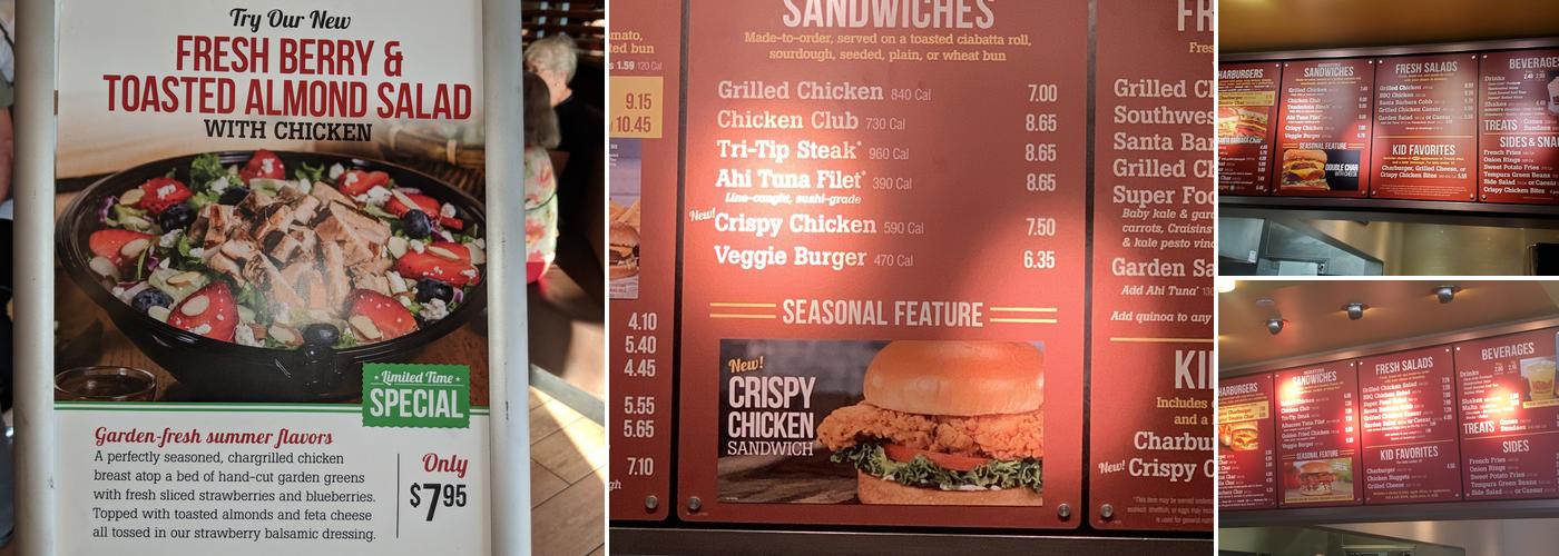 Habit Burger & Grill Menu