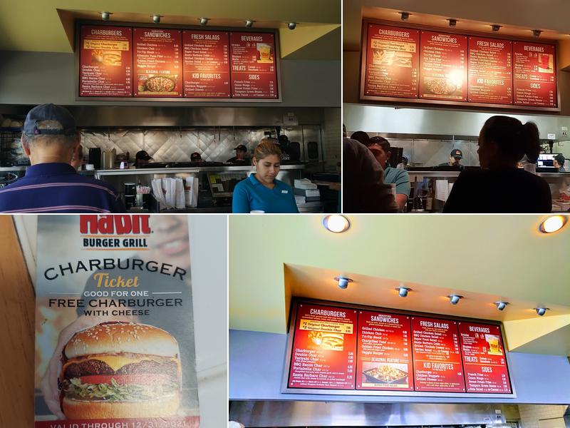 The Habit Burger Grill Menu
