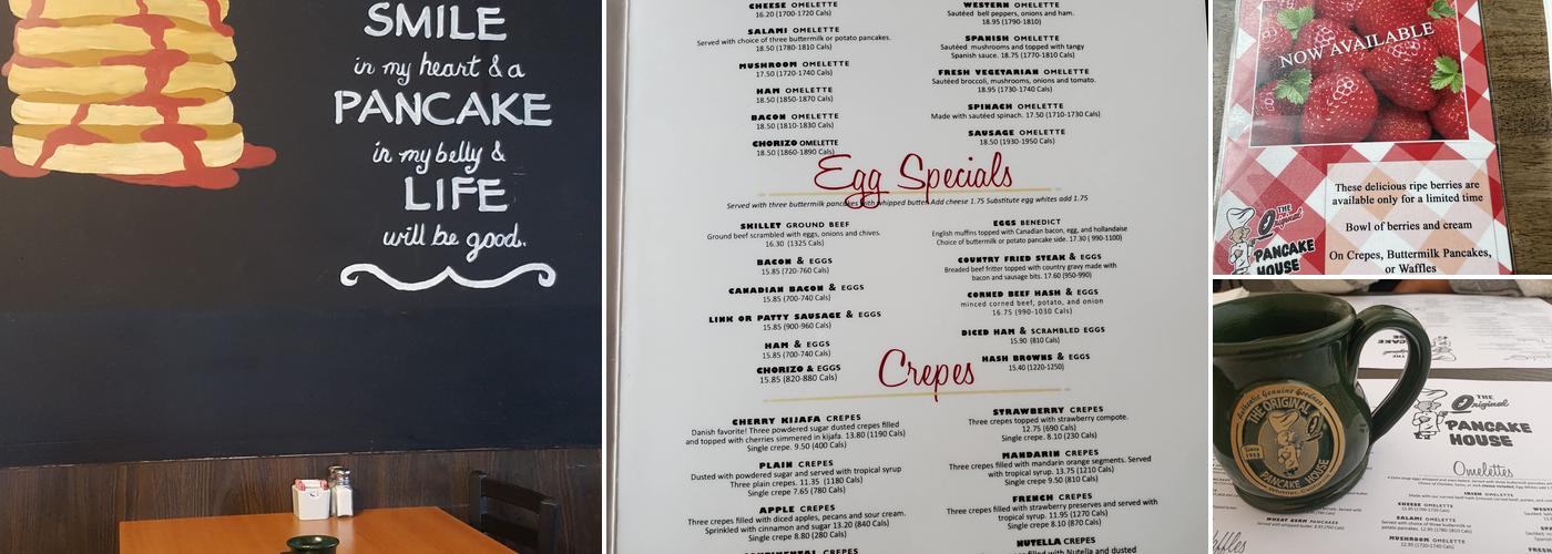 The Original Pancake House - Whittier Menu