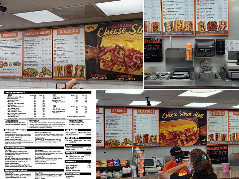 TOGO'S Sandwiches Menu