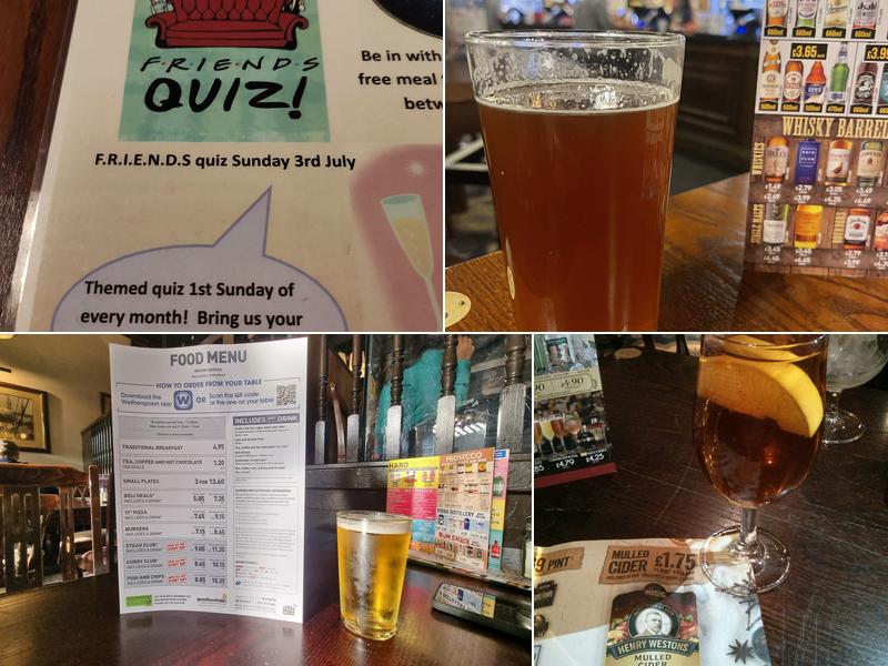 Wetherspoons Menu