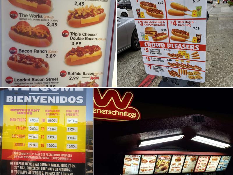 Wienerschnitzel Menu