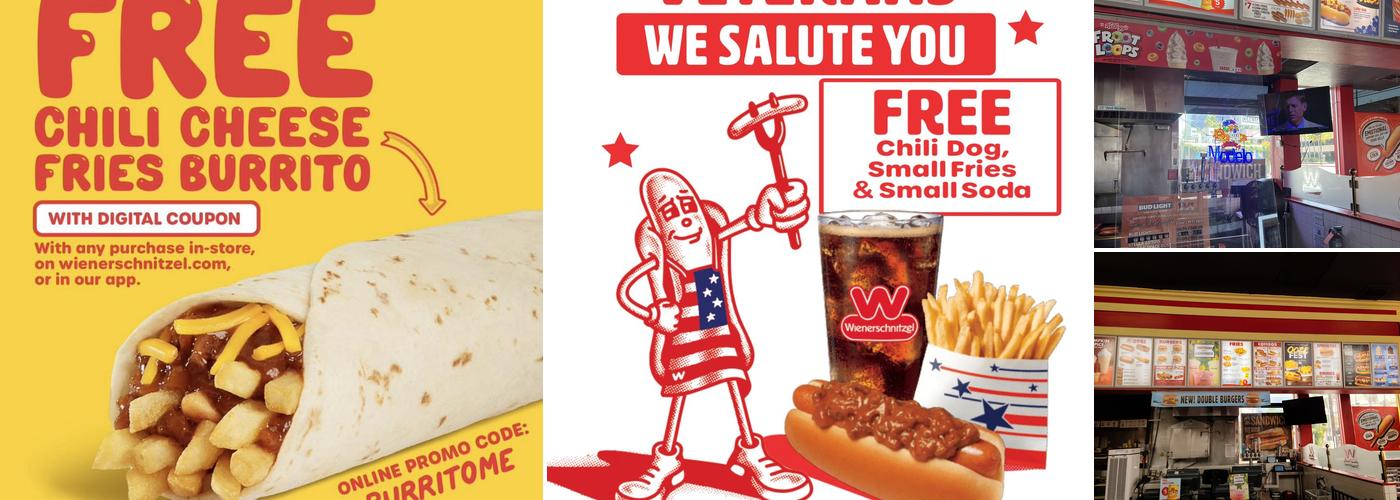 Wienerschnitzel Menu