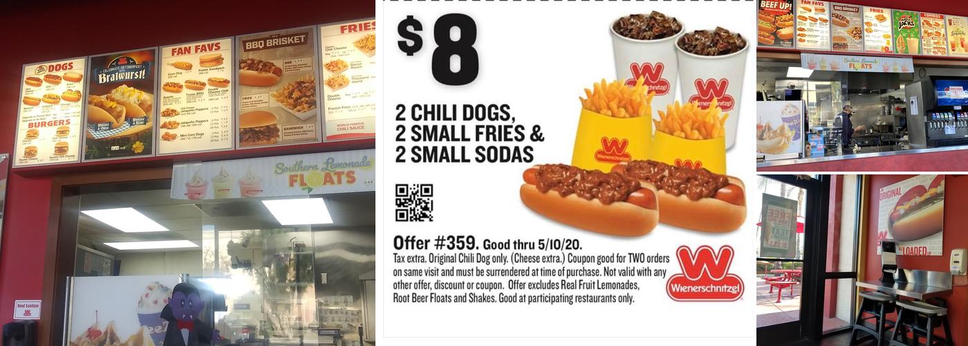 Wienerschnitzel Menu