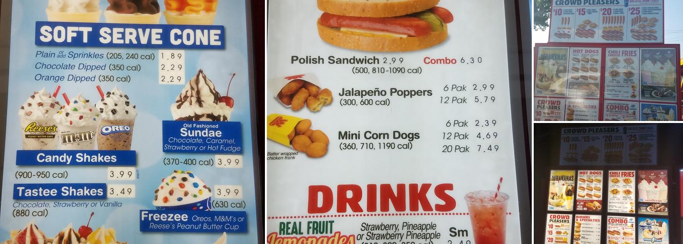 Wienerschnitzel Menu